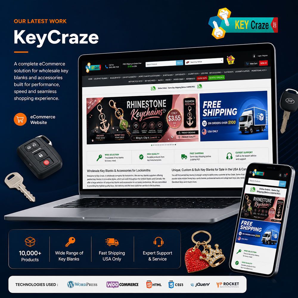 Corporate website design project